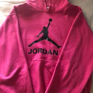 Pink Jordan Hoodie
